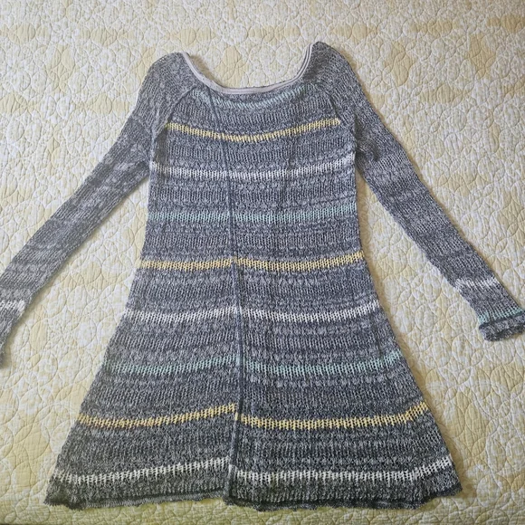 Free People "Life's A Beach" Long Knit Sweater - Picture 9 of 10